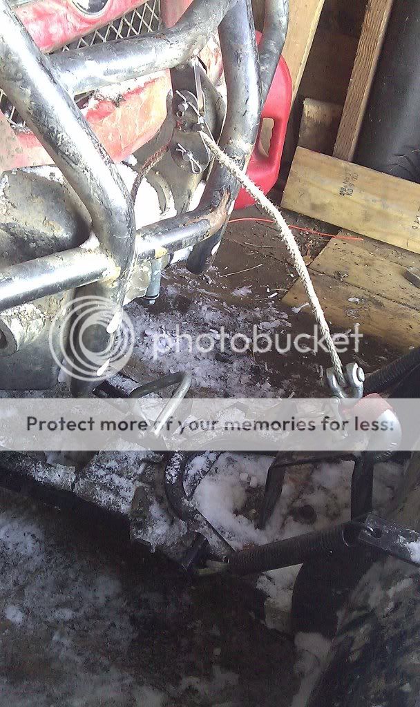 snow plow winch cable CanAm ATV Forum