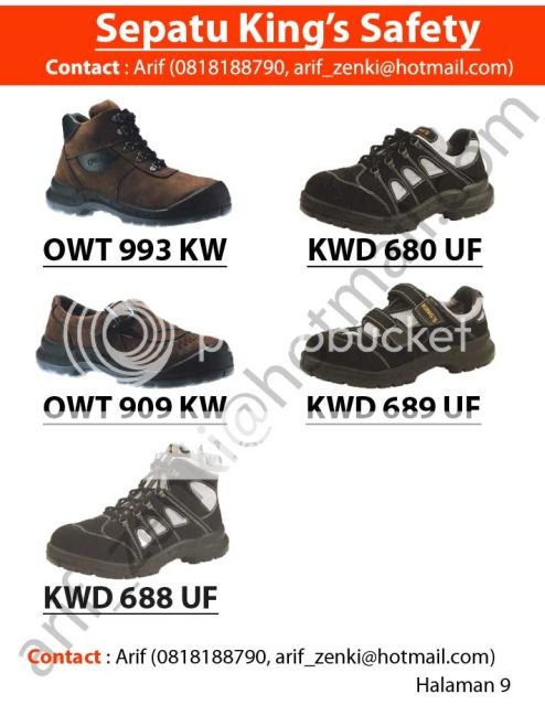 Sepatu safety king's Murah, berkualitas dan original