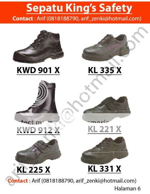 Sepatu safety king's Murah, berkualitas dan original
